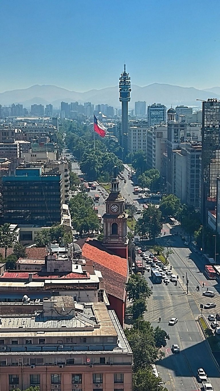 Duplex loft floor 24, panoramic view Santiago | ChileWithYou