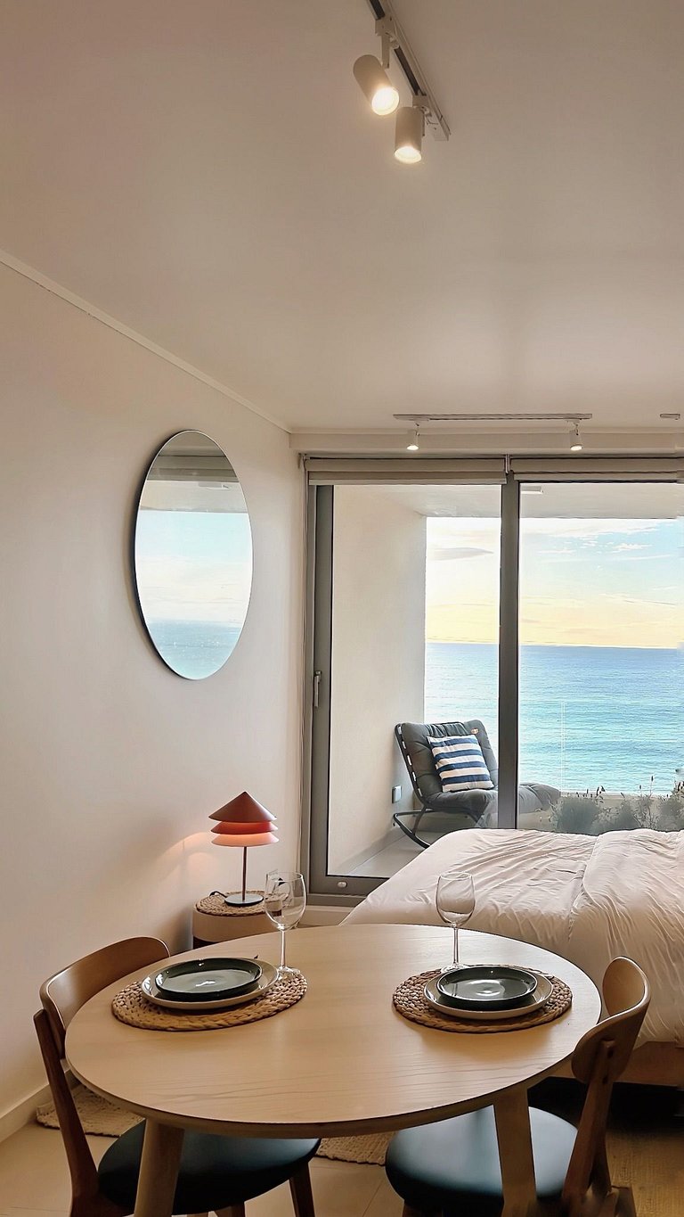 Studio frente ao mar em Concón | ChileWithYou