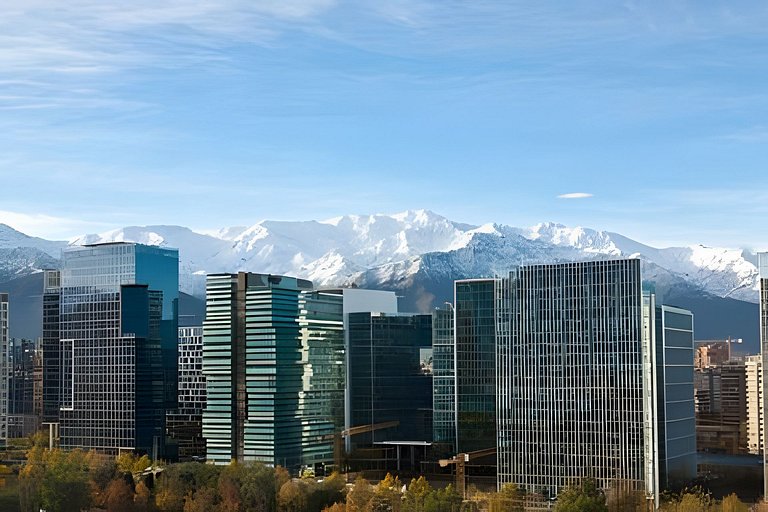 Apto Las Condes, vista Andes metrô Escuela Militar | ChileWithYou
