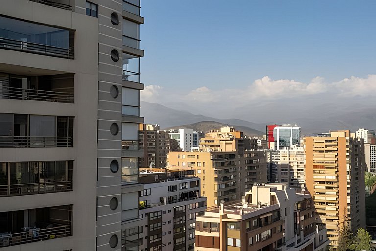 Depto Las Condes, cama king, parking, Escuela Militar | Chil