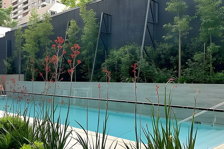 Apt Ñuñoa, Barrio Italia, free parking included | ChileWithY