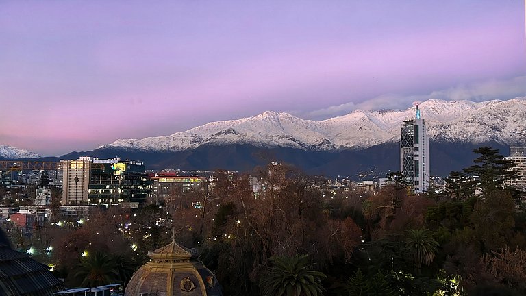 Studio balcón, Parque y Andes, Bellas Artes | ChileWithYou