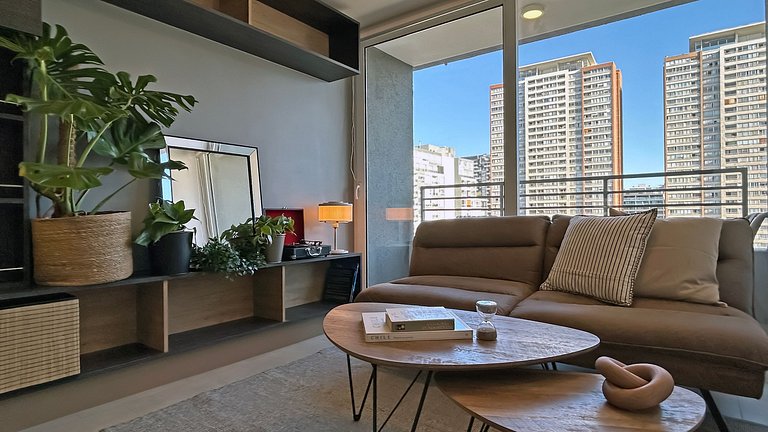 Apto Ñuñoa, metrô Irarrázaval, Bairro Italia | ChileWithYou